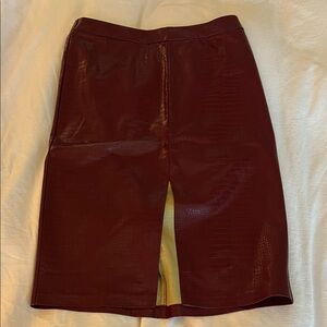 Eloquii Deep Red Pencil Skirt